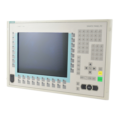 Siemens Simatic PC Panel PC 870 Installation manual