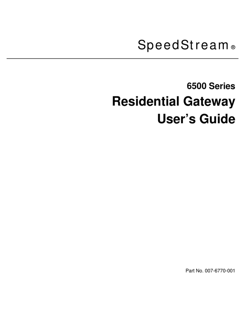 Siemens SpeedStream 6500 Series User manual