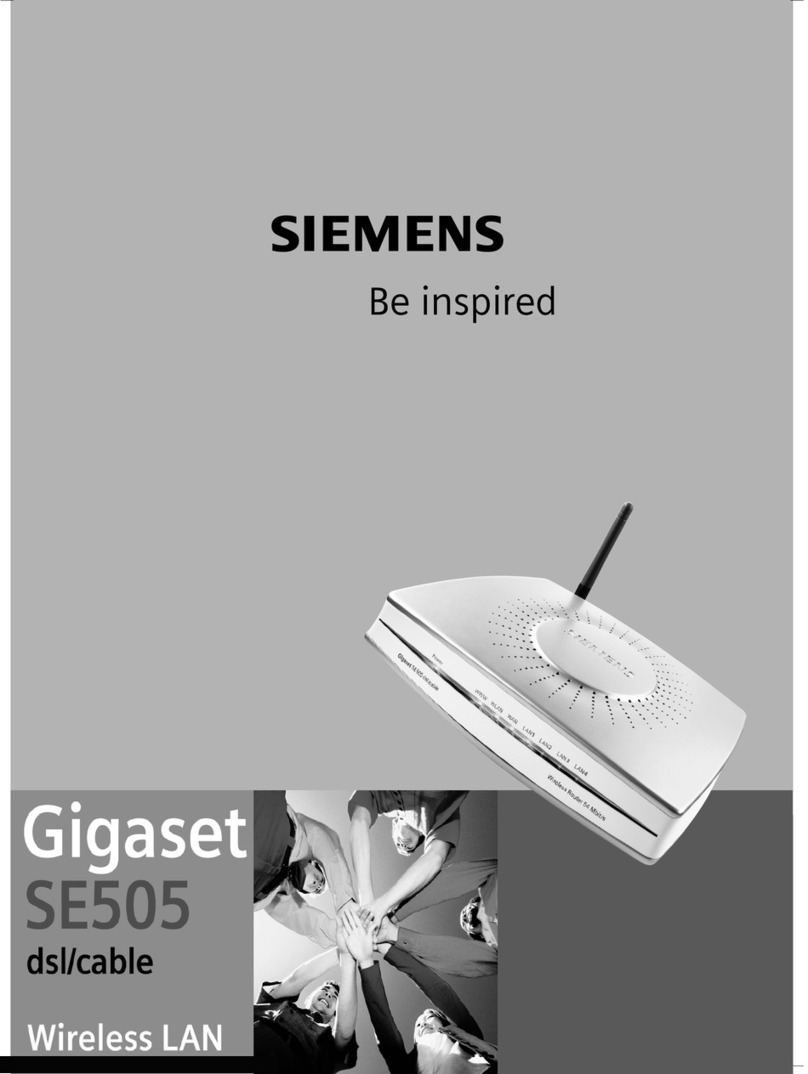 Gigaset SE505 User manual