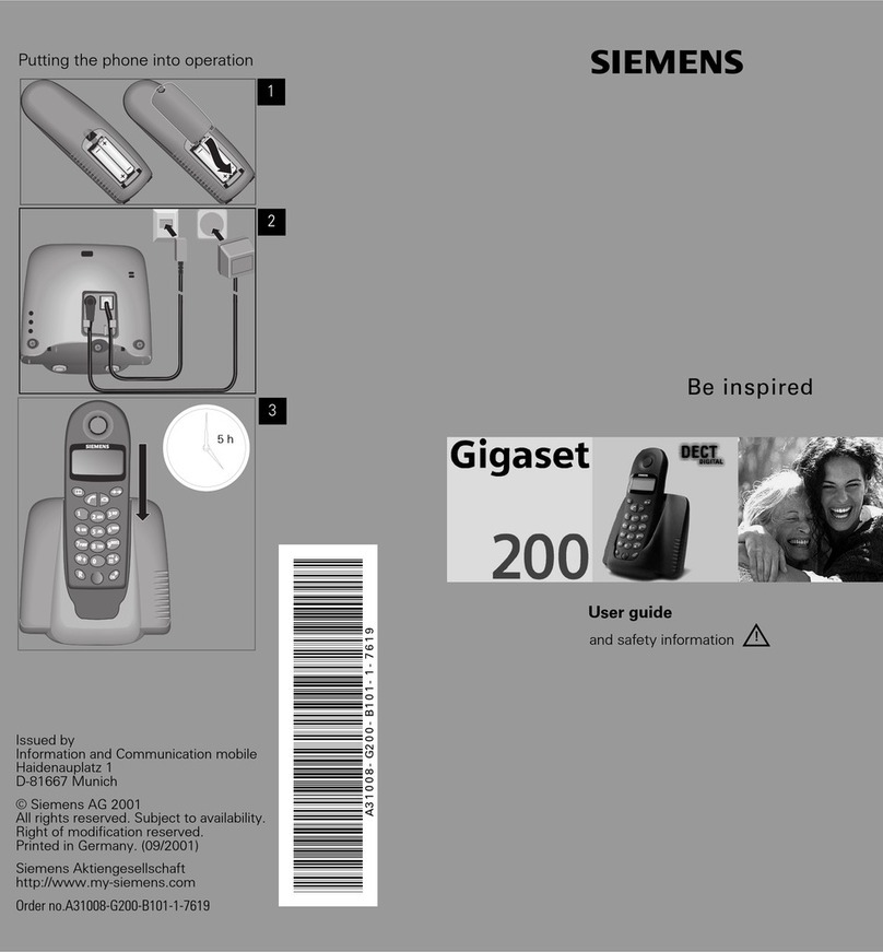 Siemens optipoint 200 User manual