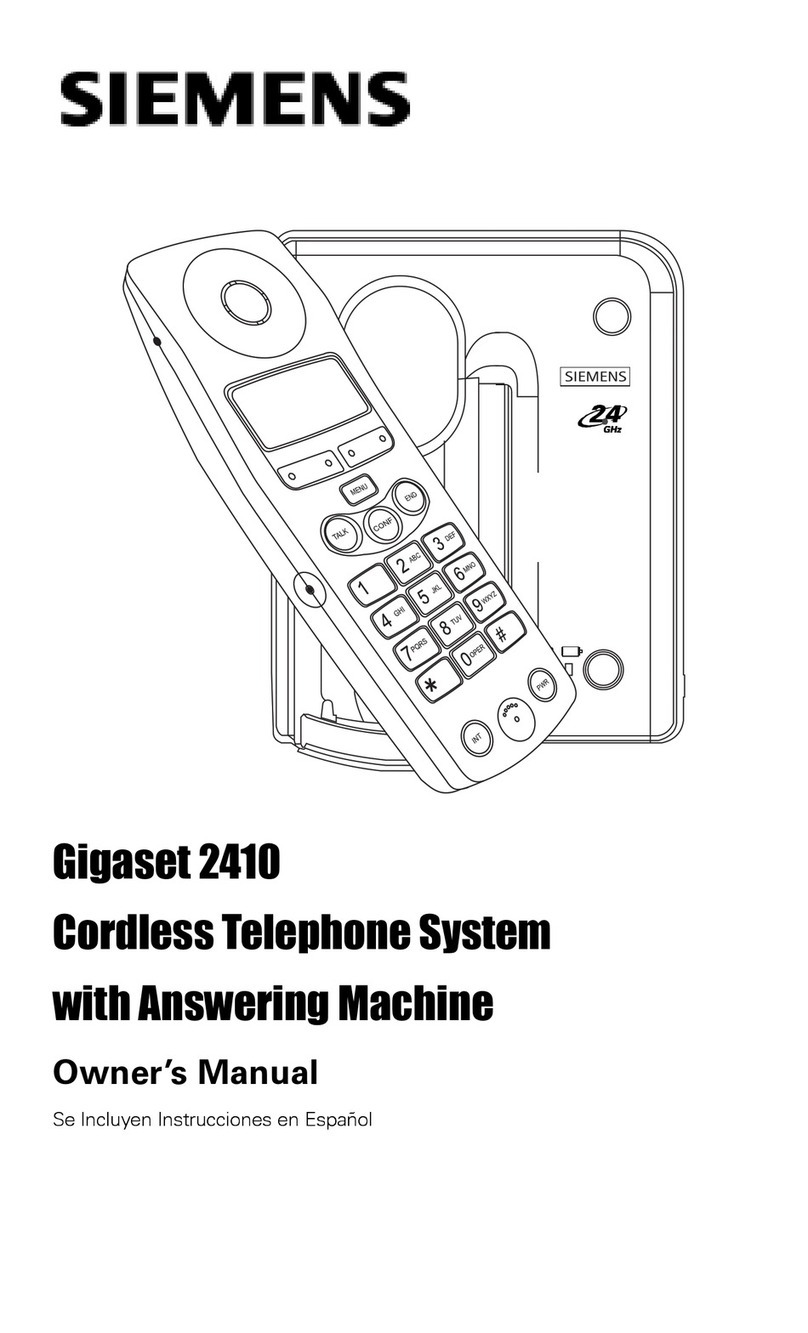Siemens Gigaset 2410 owner's manual