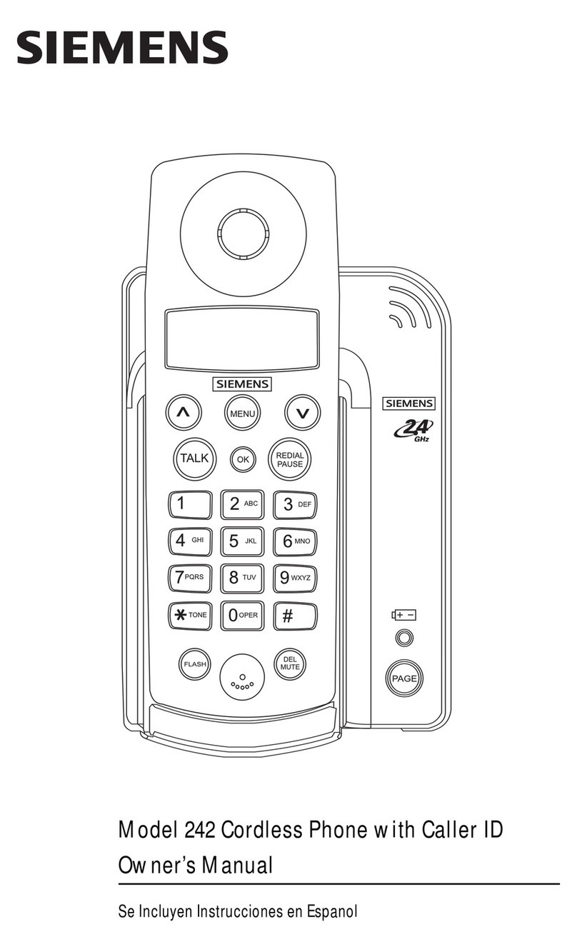 Siemens 242 User manual