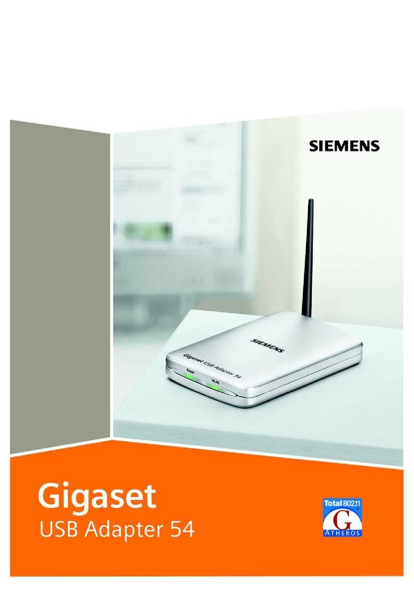 Gigaset Gigaset PCI Card 54 User manual