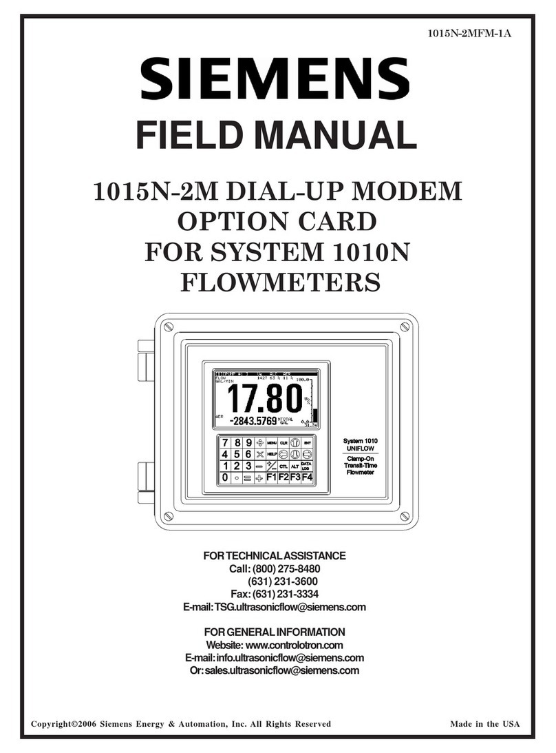 Siemens 1015N-2MFM-1A User manual Siemens 1015N-2MFM-1A User manual