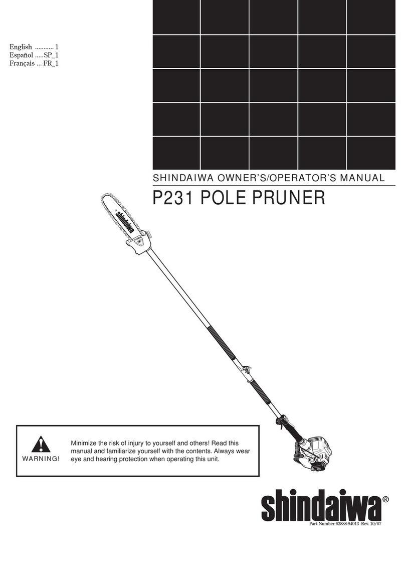 Shindaiwa 62888-94013 Owner's manual