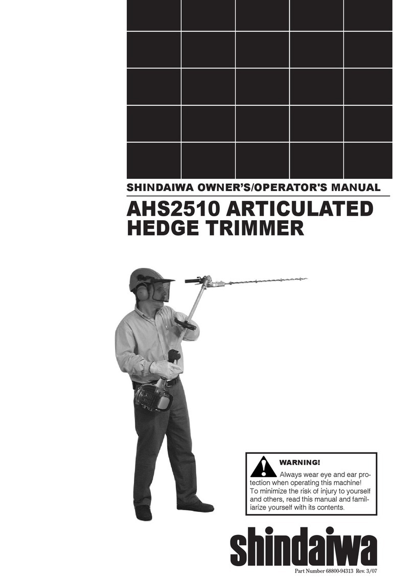 Shindaiwa 68800-94313 Owner's/operator's manual