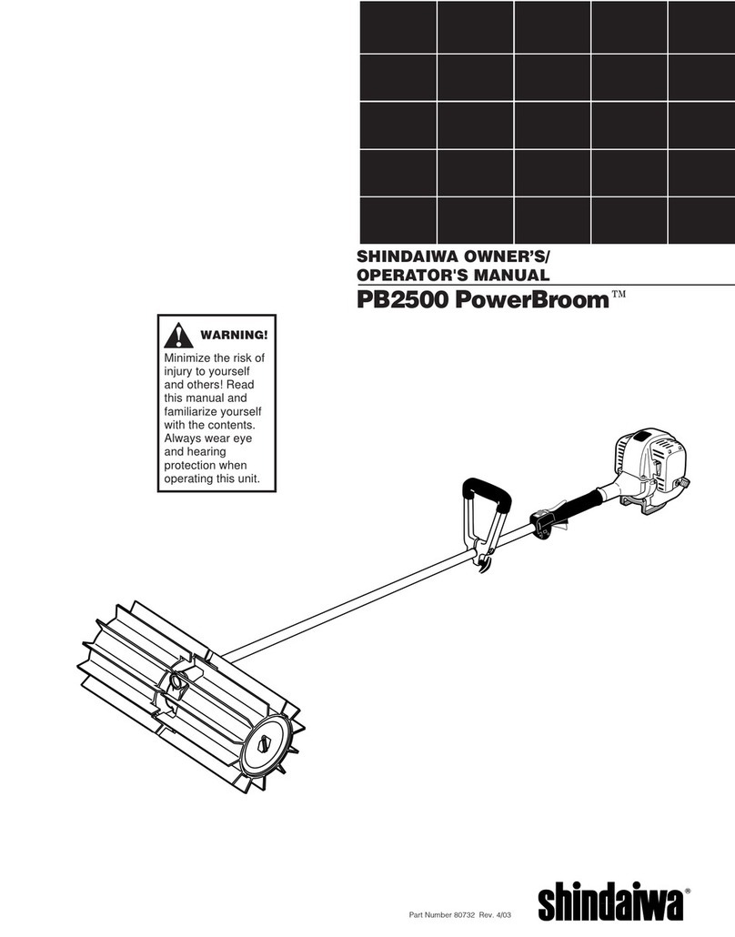 Shindaiwa PowerBroom PB2500 Operator's manual