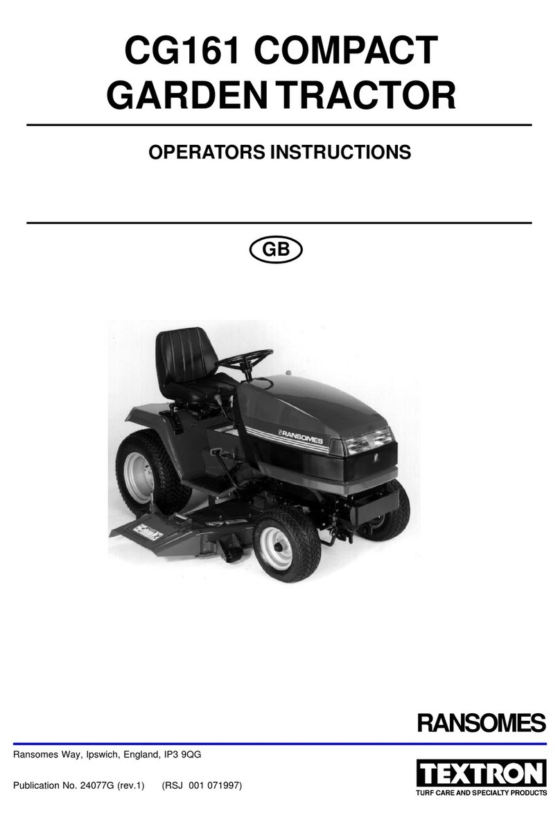 Ransomes CG161 Specifications