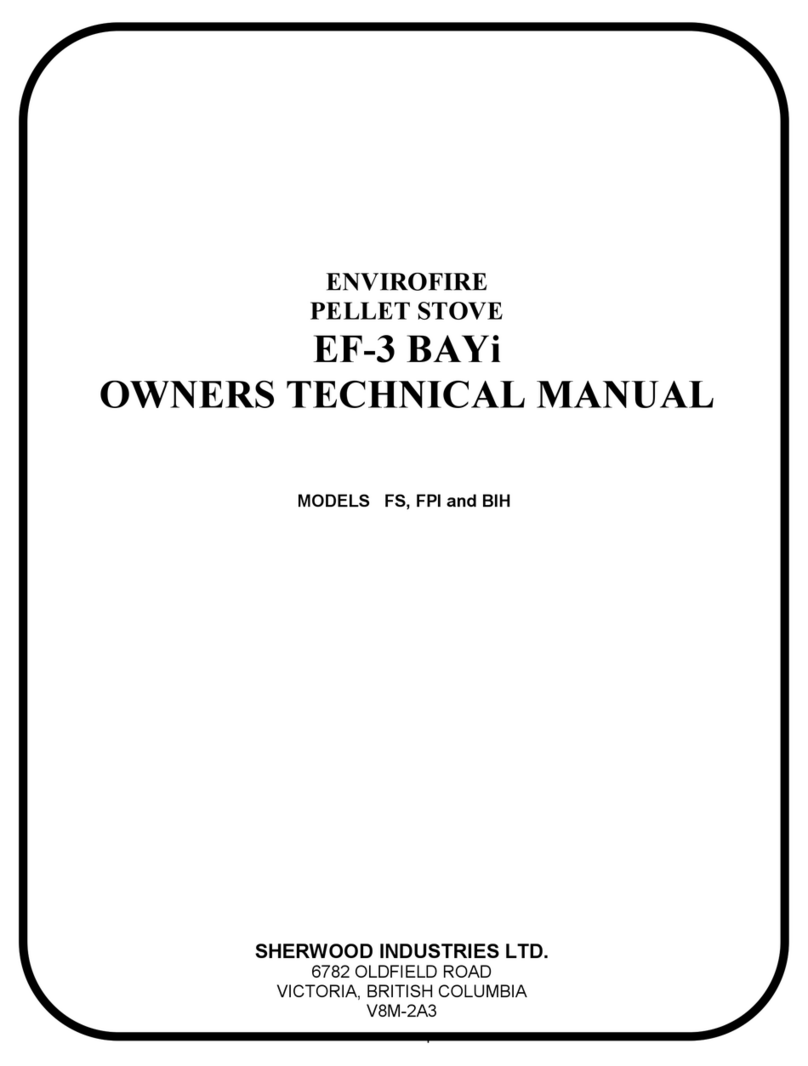 Sherwood ENVIROFIRE EF-3 BAYi User manual