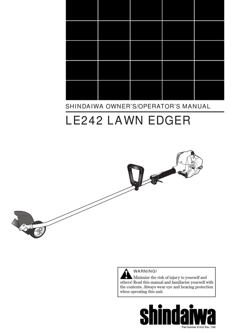 Shindaiwa 81532 Owner's/operator's manual