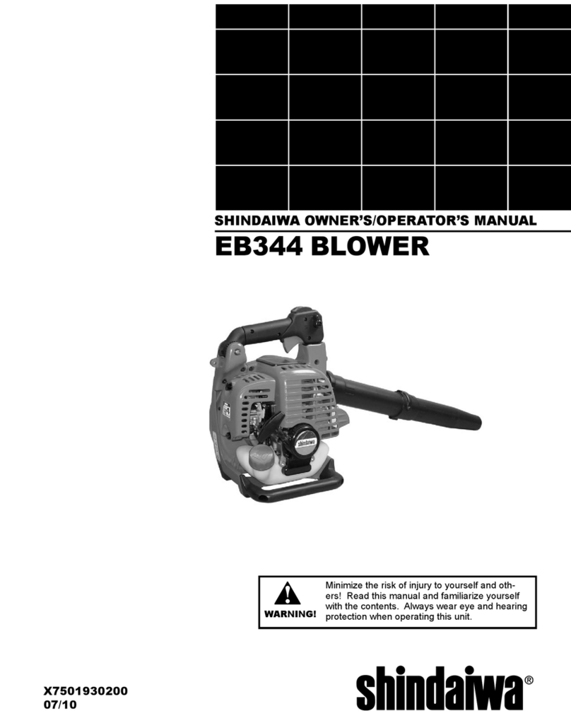 Shindaiwa EB344EF13 Owner's/operator's manual