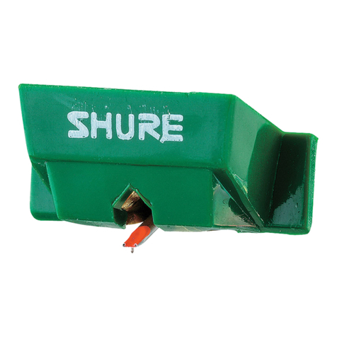 Shure N78s User manual Shure N78s User manual