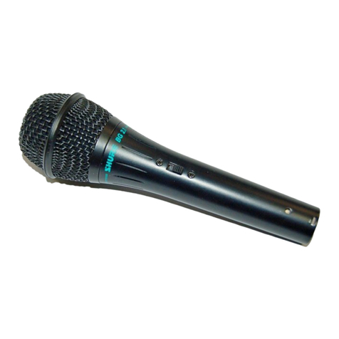 Shure BG2.1 User manual