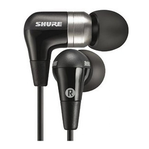 Shure E4c User manual