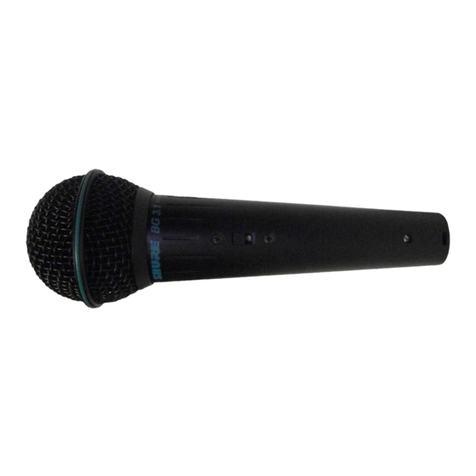 Shure BG 1.1 User manual