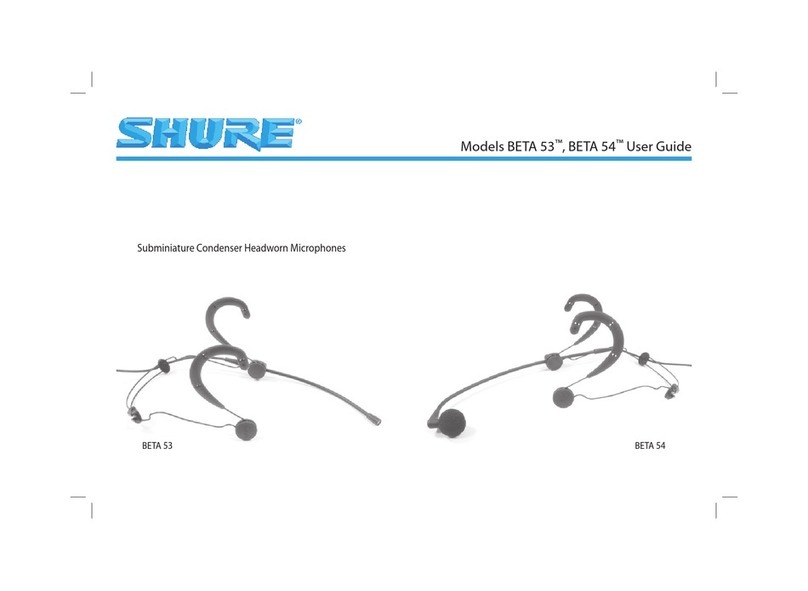 Shure BETA54 user guide
