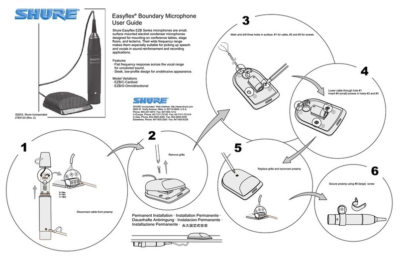 Shure EZB/C User manual Shure EZB/C User manual