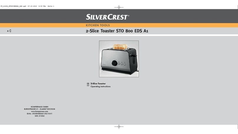 Silvercrest STO 800 EDS A1 operating instructions