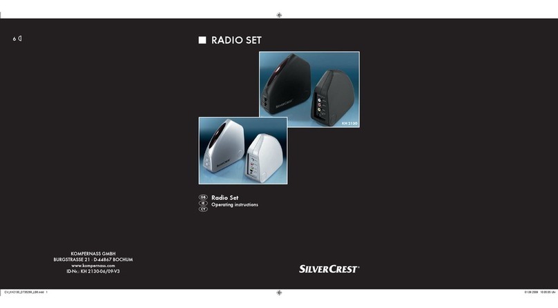 Silvercrest KH 2130-06/09-V3 operating instructions
