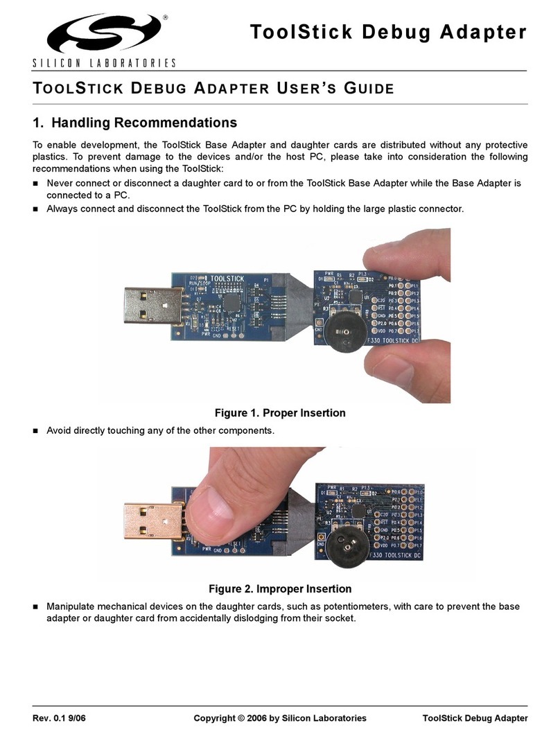 Silicon Laboratories Debug Adapter user guide