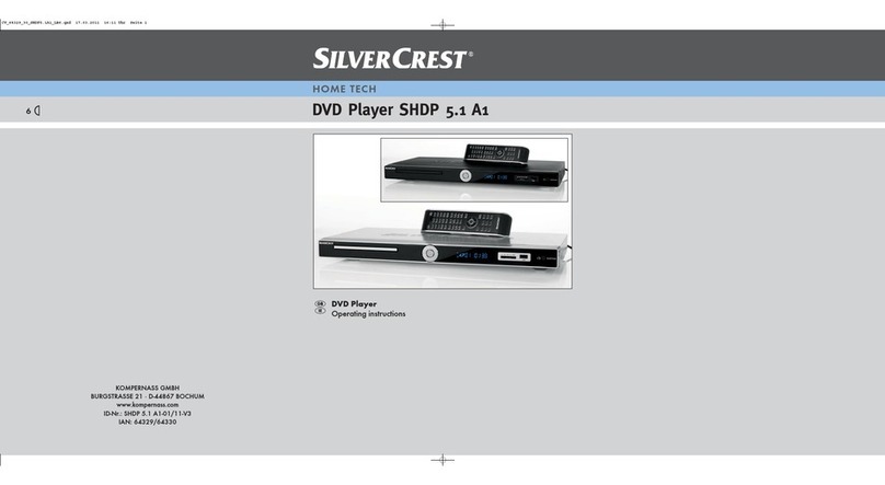 Silvercrest SHDP 5.1 A1 operating instructions