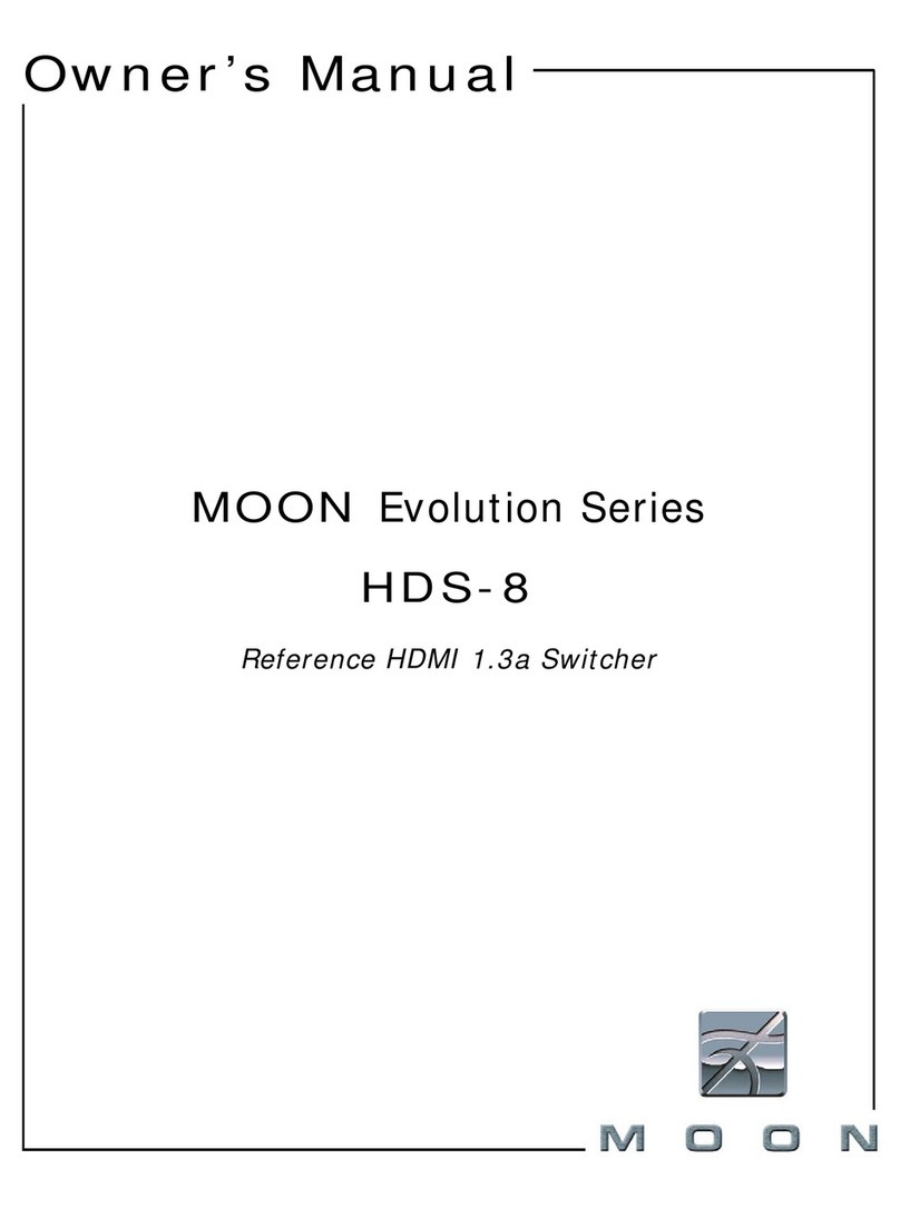 moon HDS-8 owner's manual