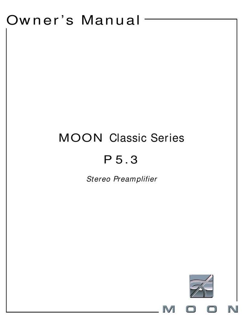 moon P 5.3 MOON Series owner's manual