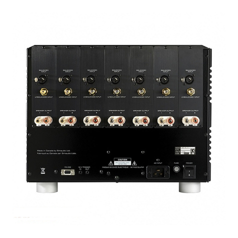 Simaudio MOON Evolution MC-8 User manual