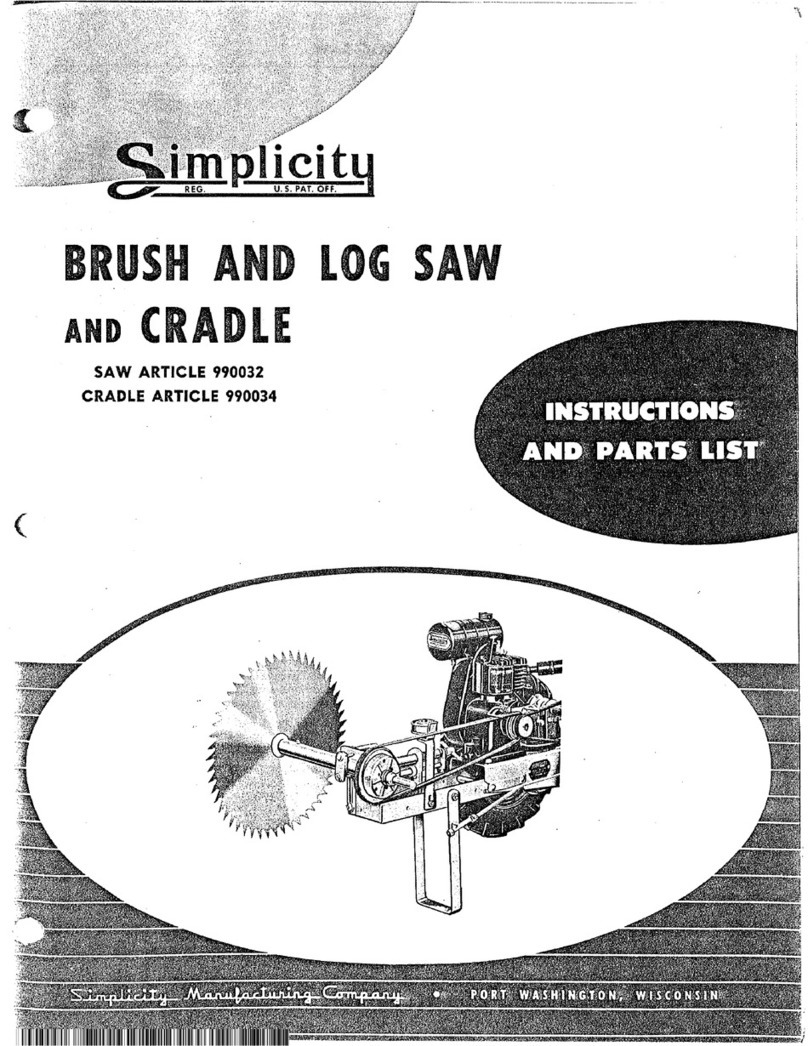 Simplicity 990032 Instructions and parts list