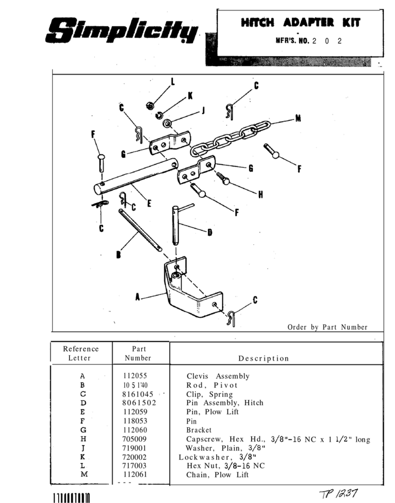 Simplicity 202 parts list