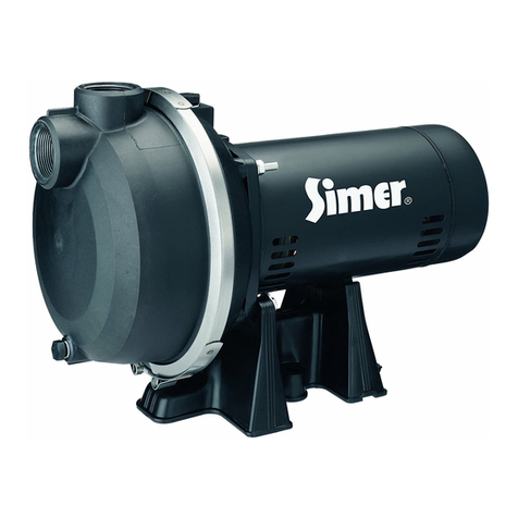 Simer 3410P User manual