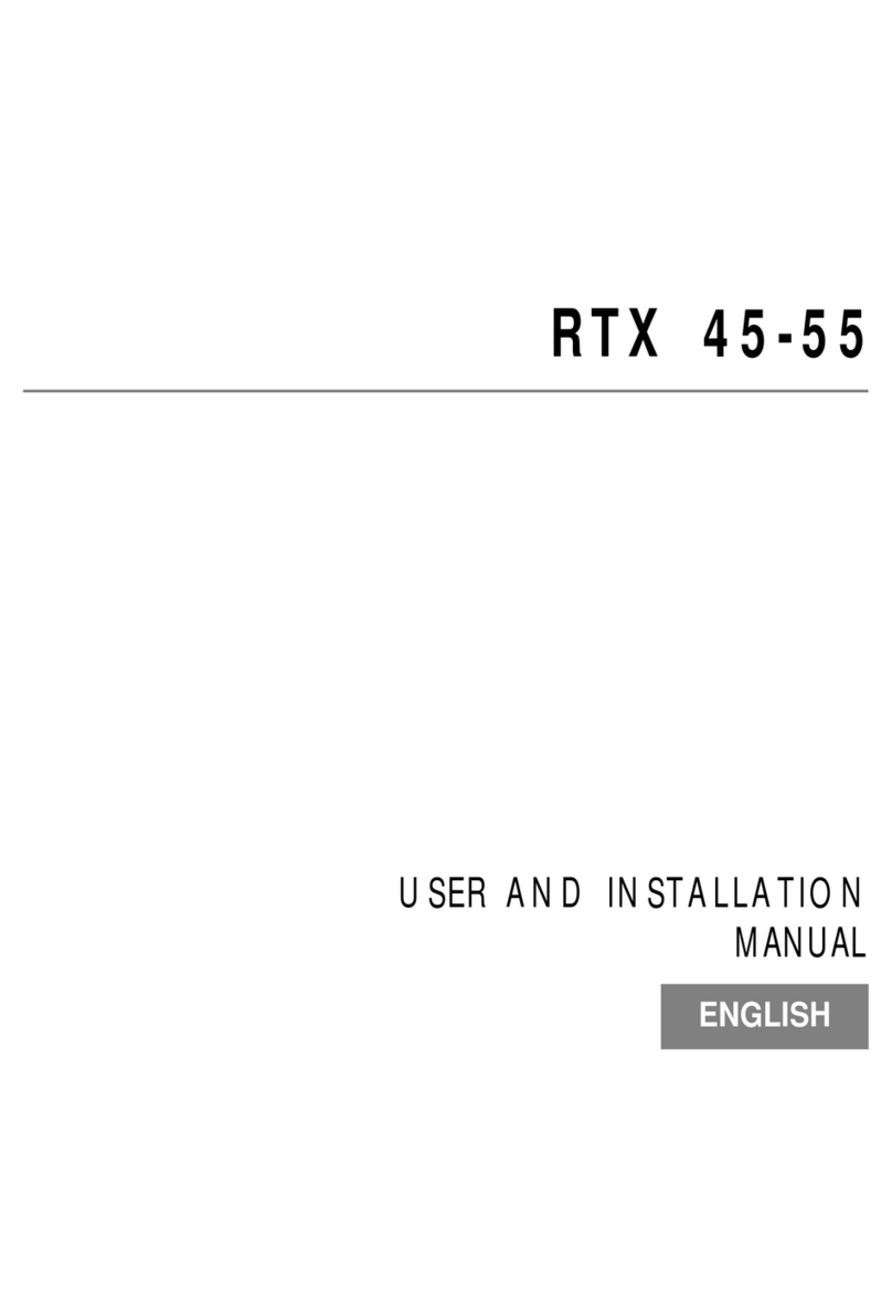 Sim2 RTX 55 User and installation manual