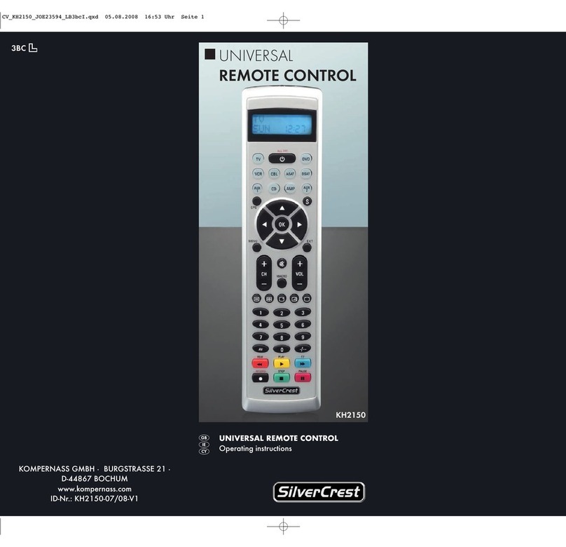 Silvercrest KH2150 User manual
