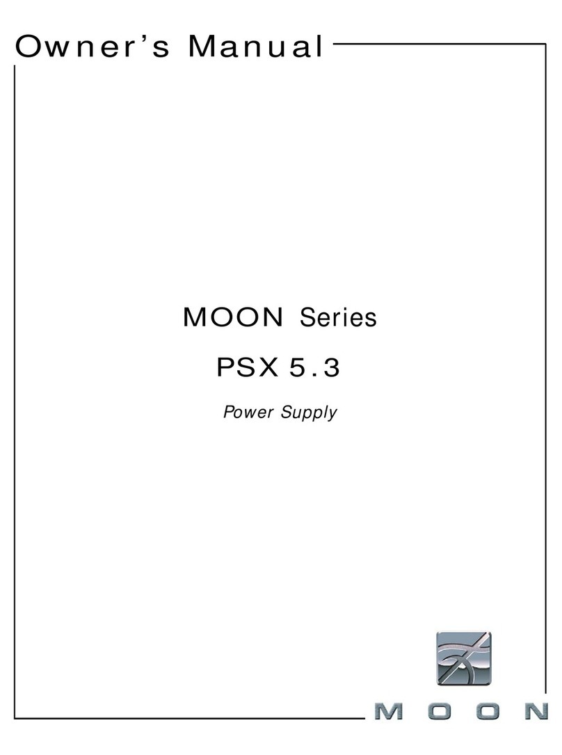 Simaudio MOON PSX5.3 owner's manual