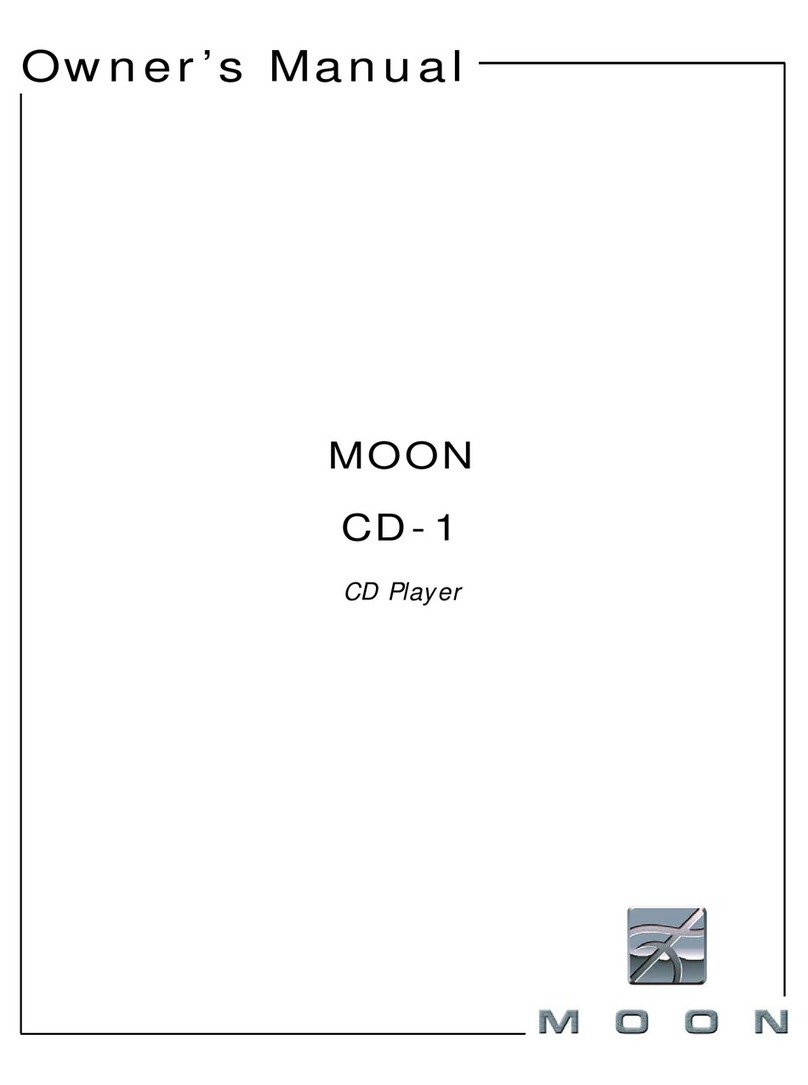 moon MOON CD-1 owner's manual
