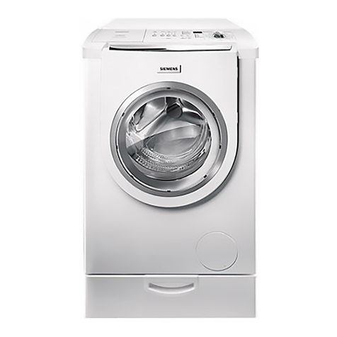 Siemens ultraSense WFXD5202UC Installation guide