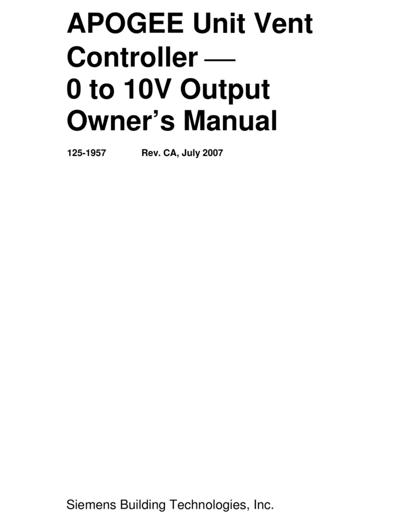 Siemens 125-1957 User manual