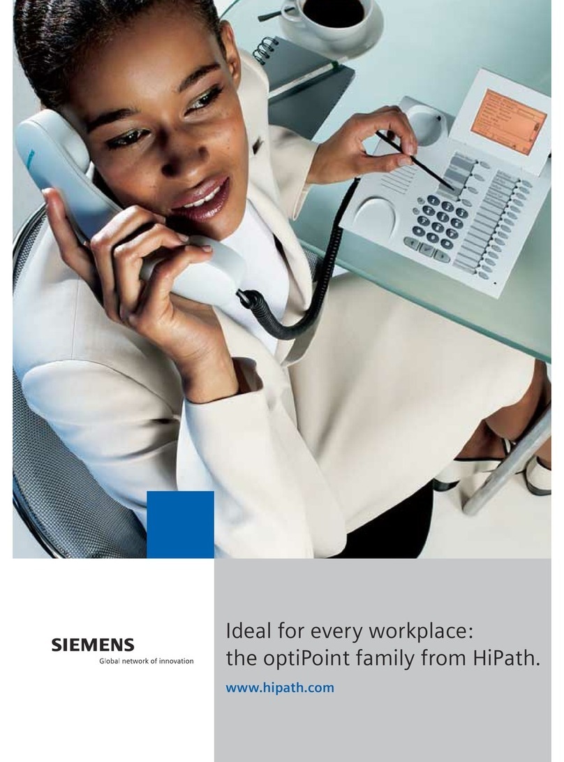 Siemens optiPoint  family User manual