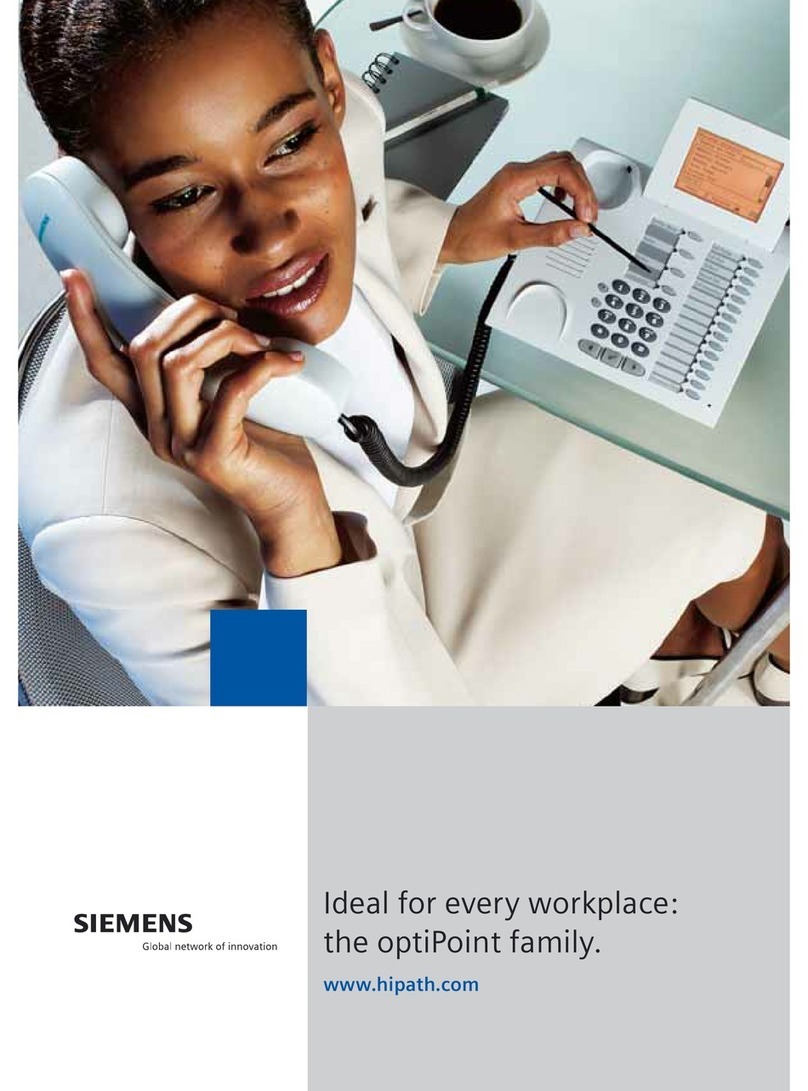 Siemens optiPoint  family User manual