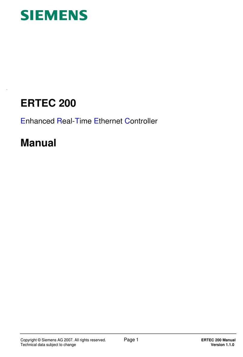 Siemens ERTEC200 User manual