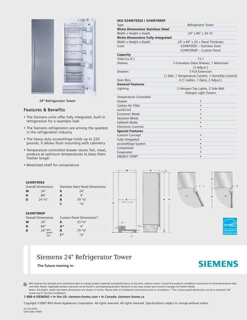 Siemens S24IR70SSS User manual