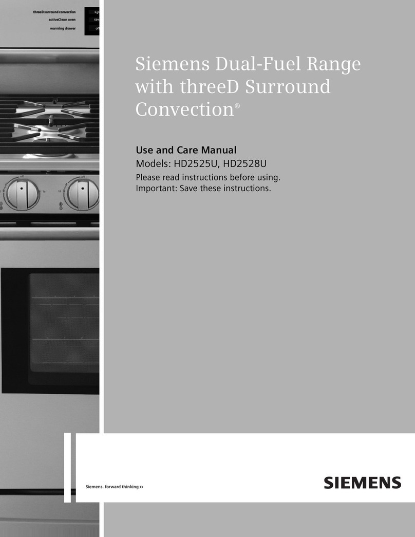 Siemens HD2525U User manual Siemens HD2525U User manual