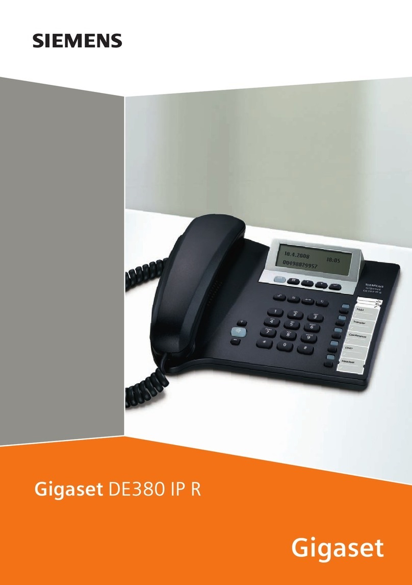 Siemens Gigaset DE380 IP R user guide