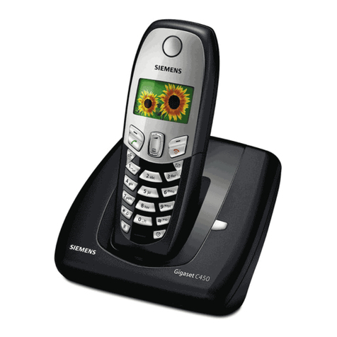 Siemens Gigaset C 450 User manual