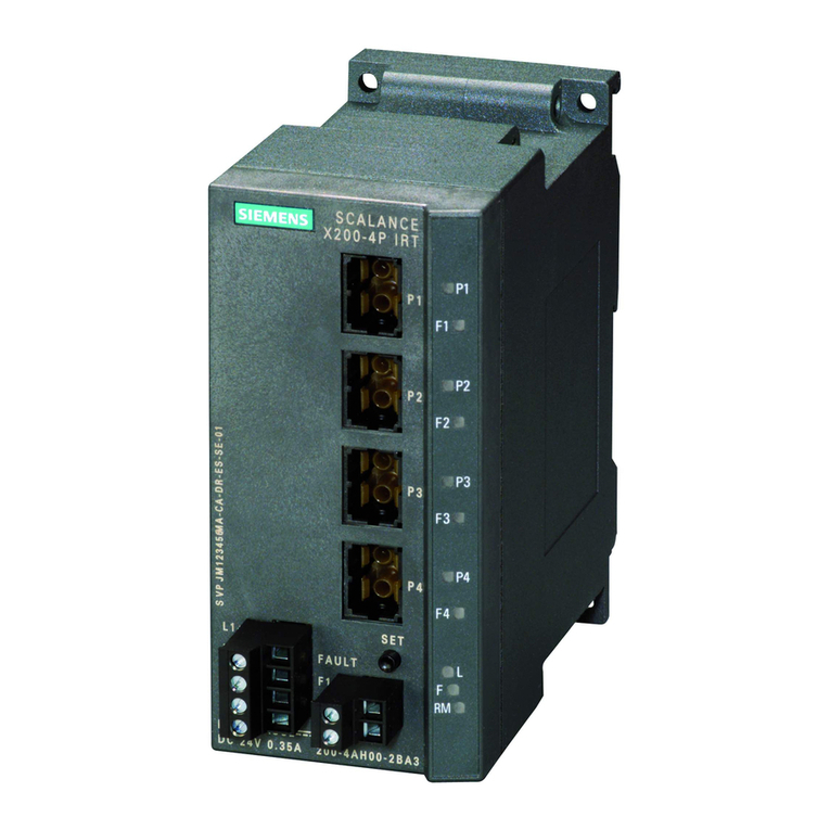 Siemens SCALANCE X-100 Quick start guide