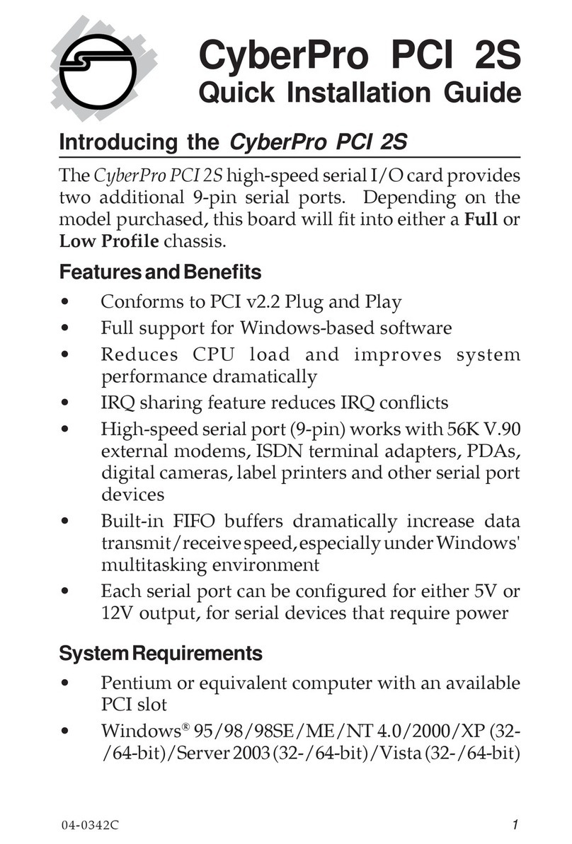 SIIG I/O Expander 2S User manual SIIG I/O Expander 2S User manual