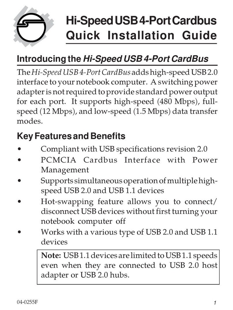 SIIG Computer Drive Quick installation guide