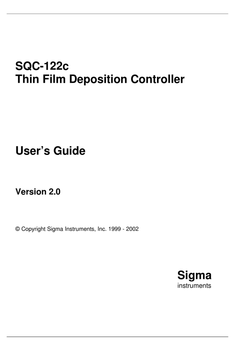 Sigma SQC-122c User manual
