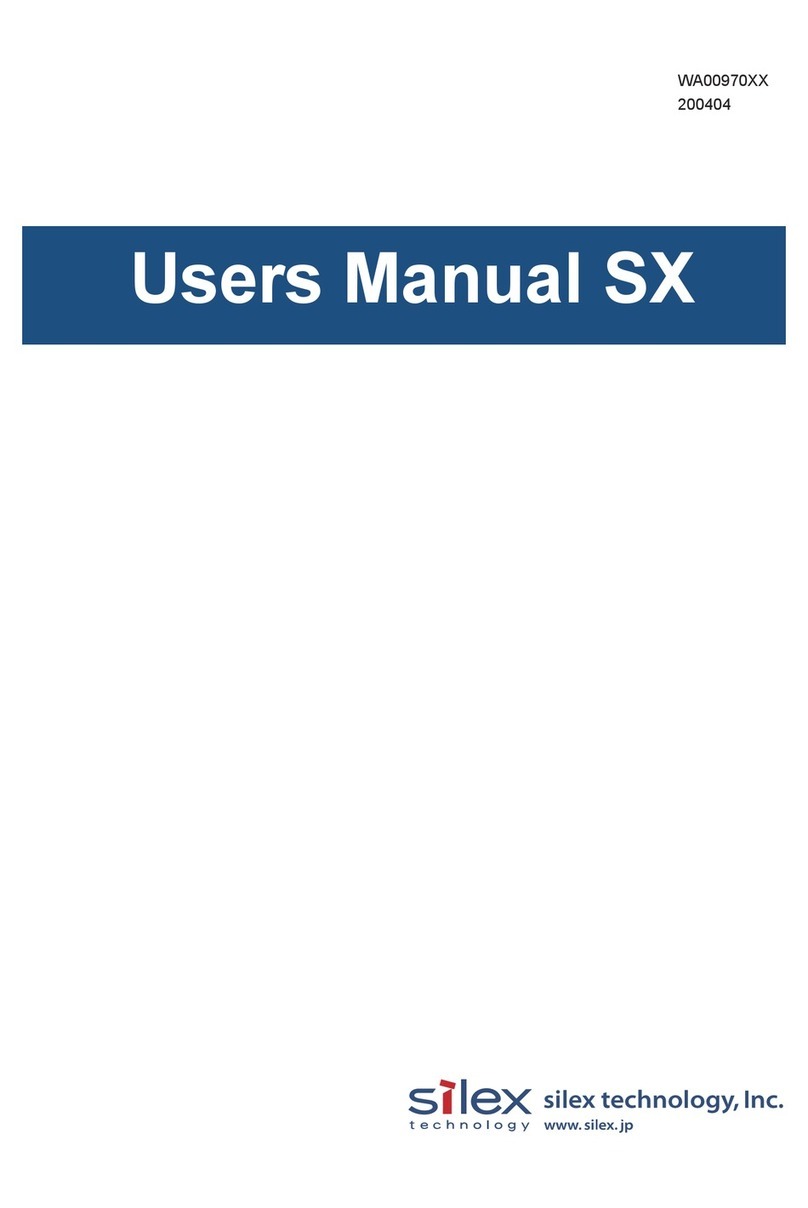 Silex technology Mini Print Server PRICOM SX-300U User manual