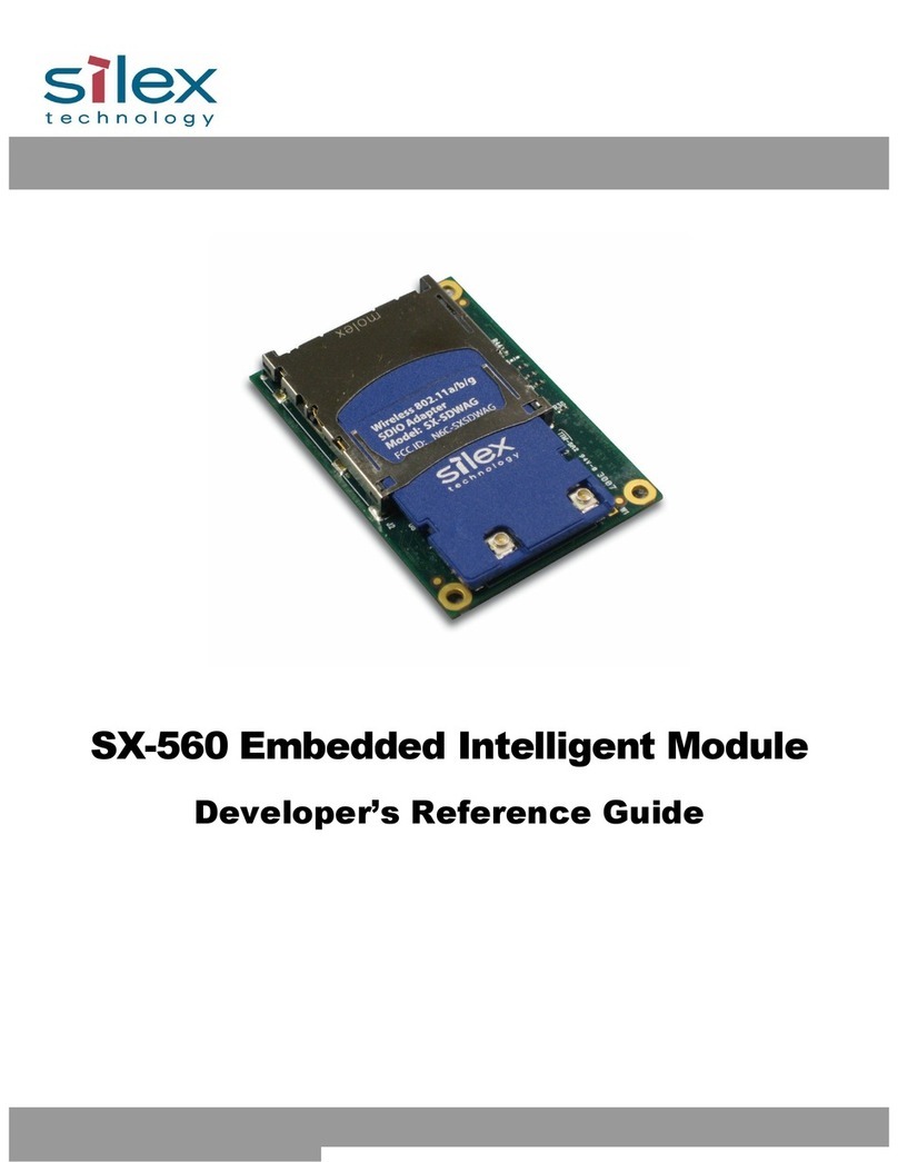 Silex technology Embedded Intelligent Module SX-560 Developer's reference guide